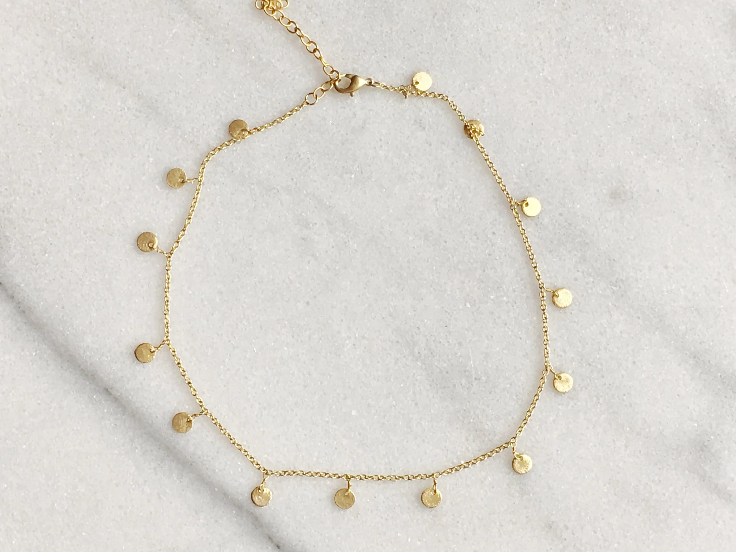 Gold Disk Choker — Notch