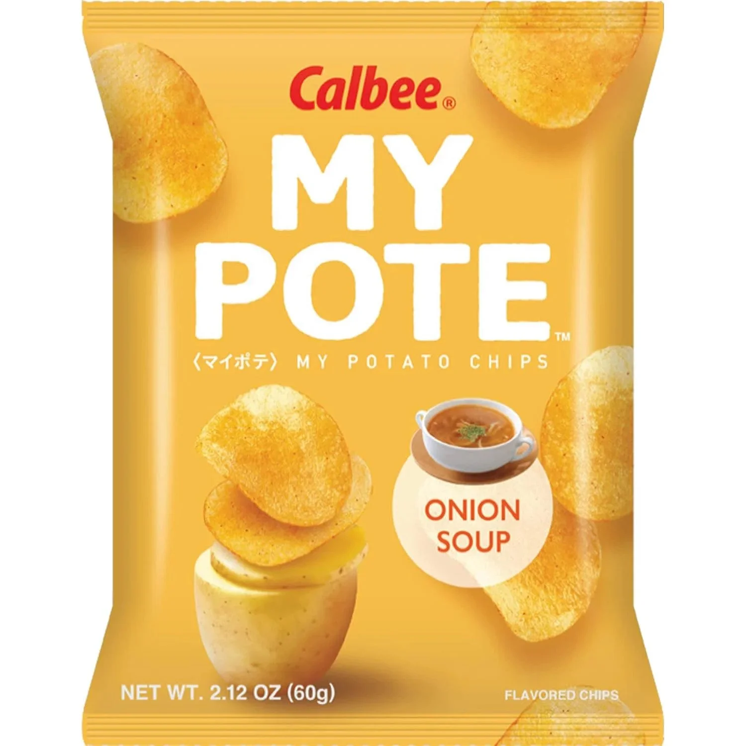 CALBEE MY POTE ONION SOUP POTATO CHIPS