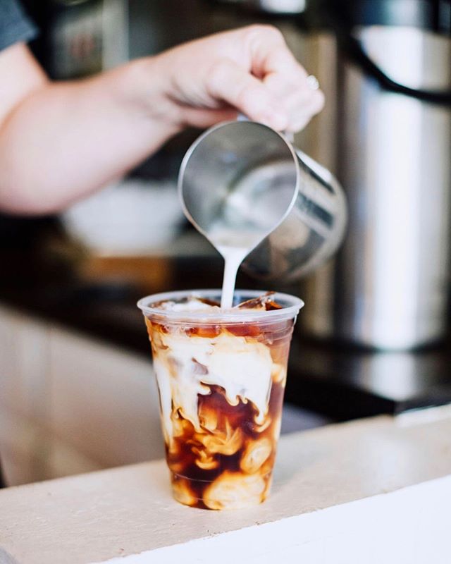 Counting down the hours until I close my laptop and head out for a long weekend. 🇺🇸Until then, a @stickboybreadfv iced coffee will get me through! #stickboybreadfv #sparkandgather