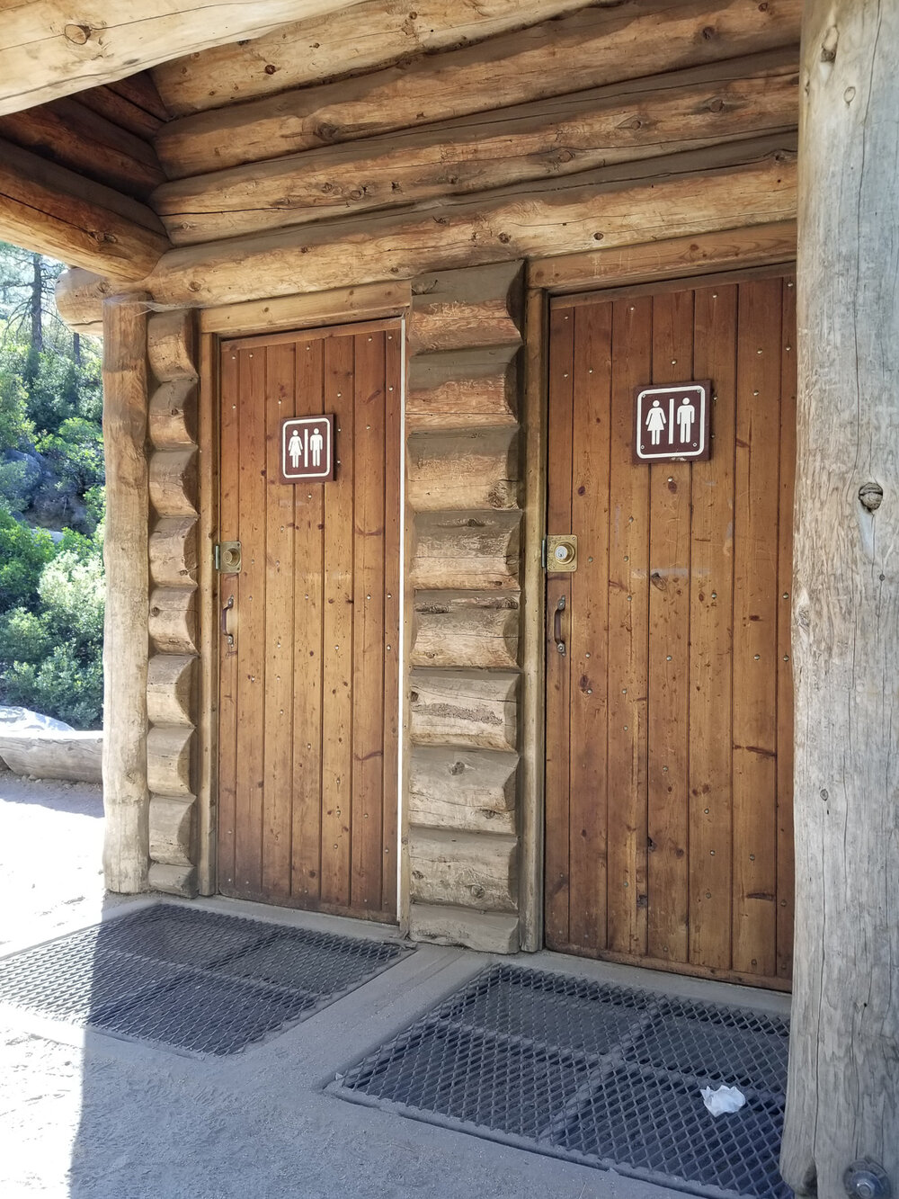 The last composting bathroom.