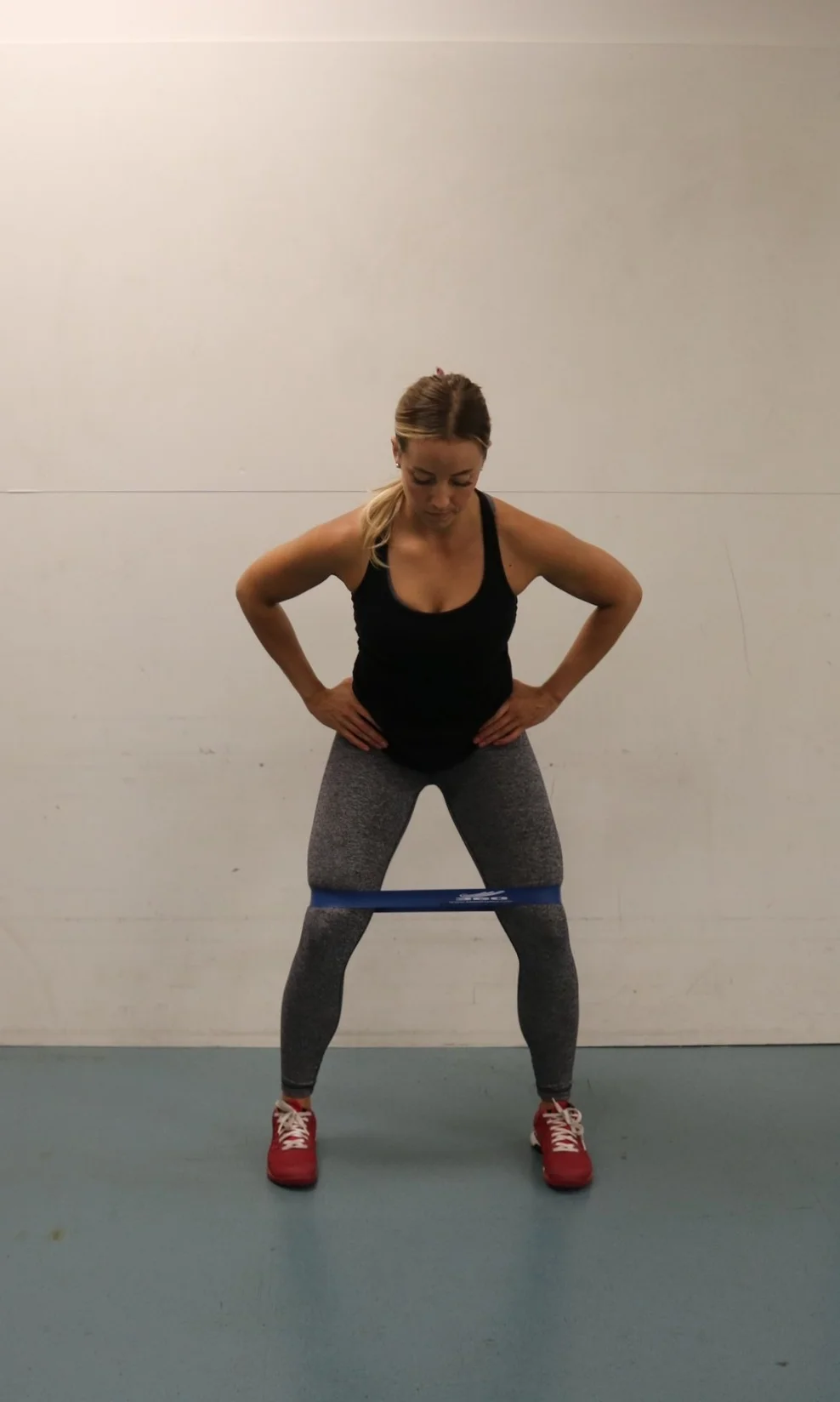 Keep knees pressing wide