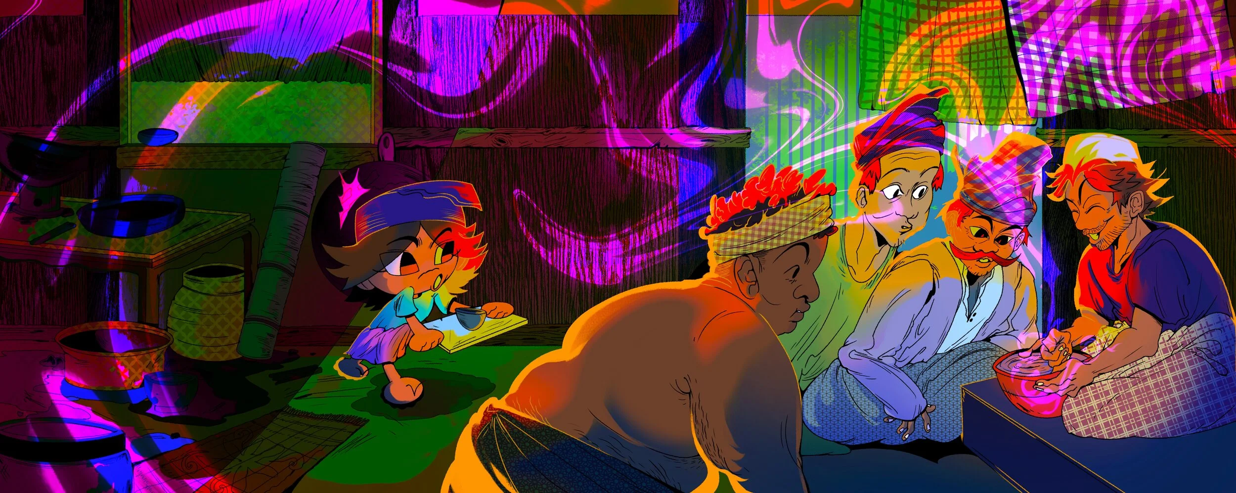 Pak Belalang helps the villagers find their missing goats and cows!