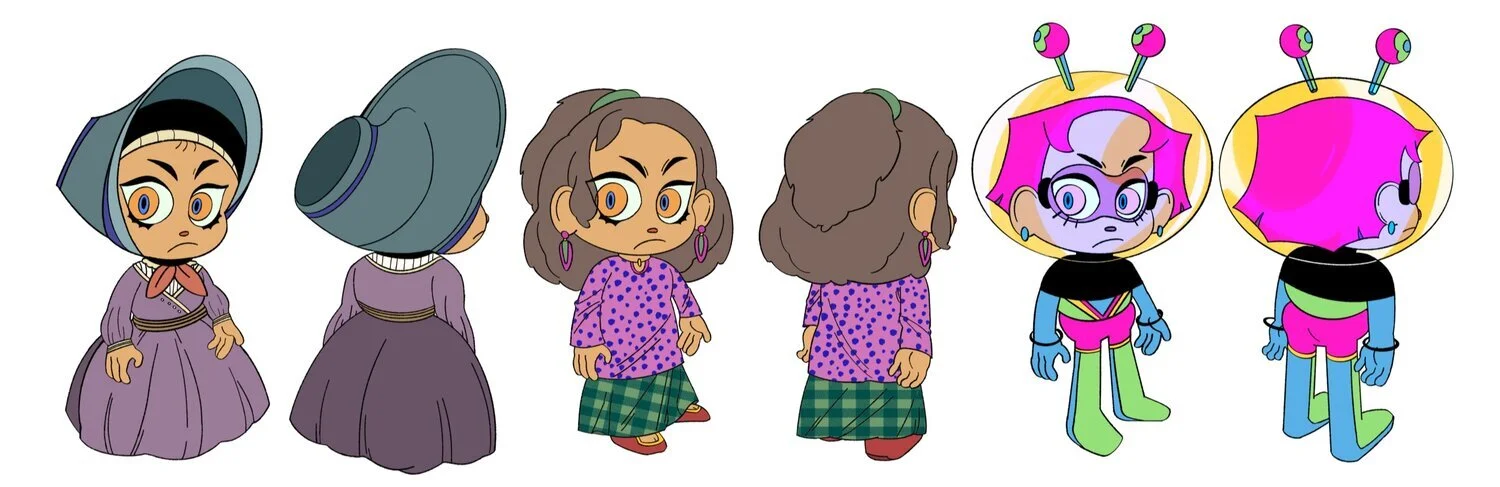 Initial Design Concepts featuring different time zones and era’s