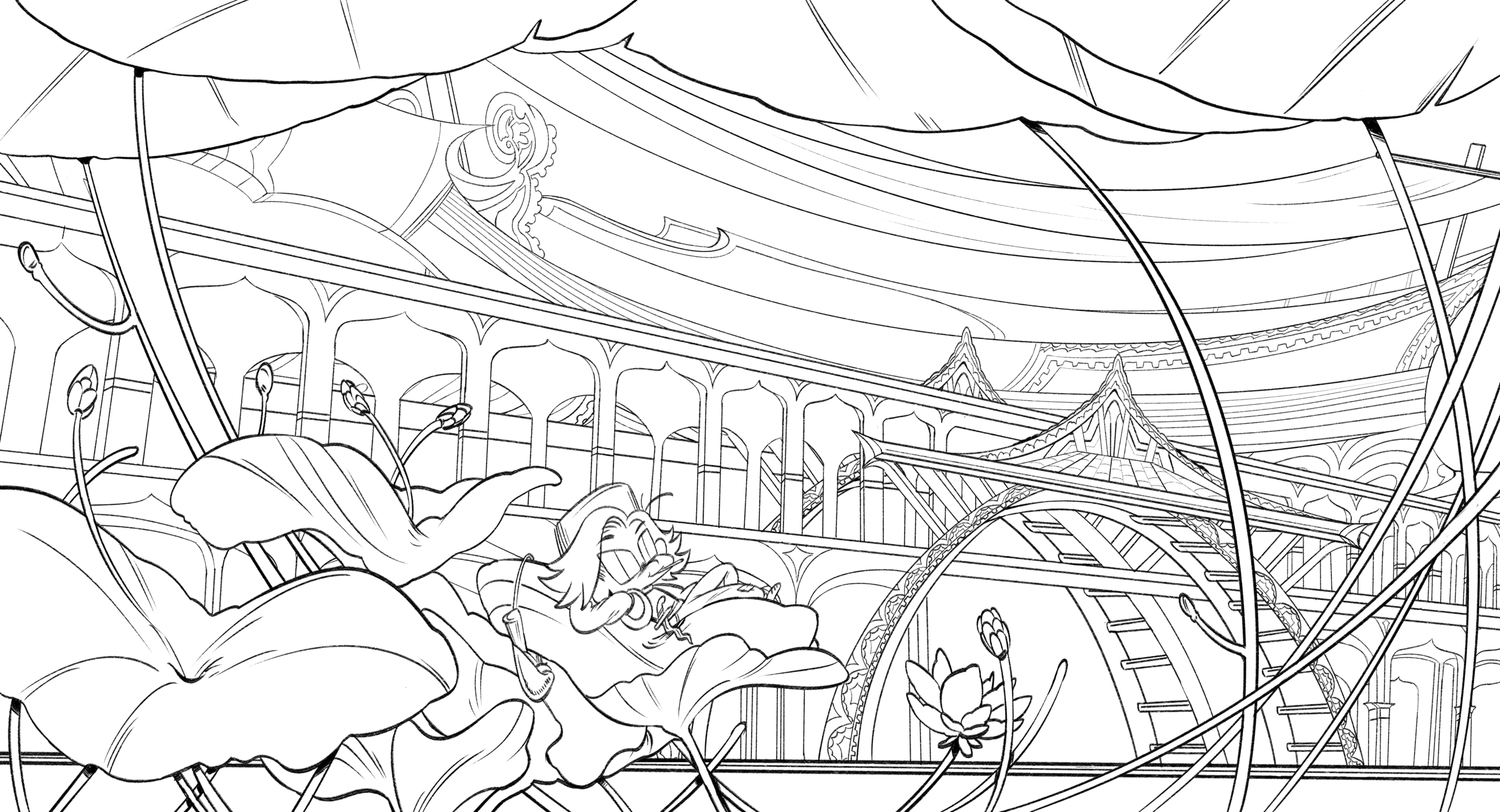 Lines for “Belalang traveling around the world”