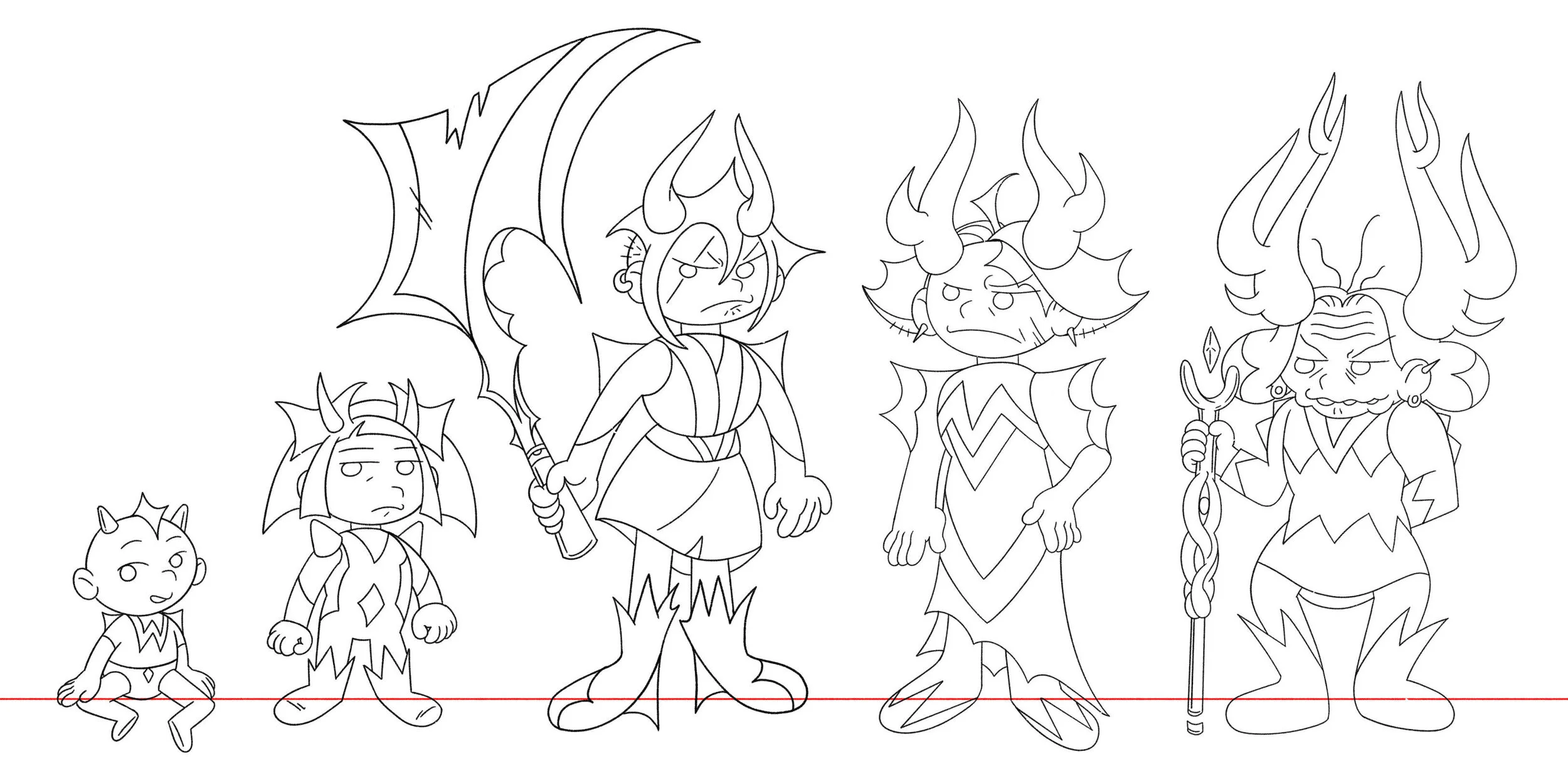 Style experimenting and age progression with Makya