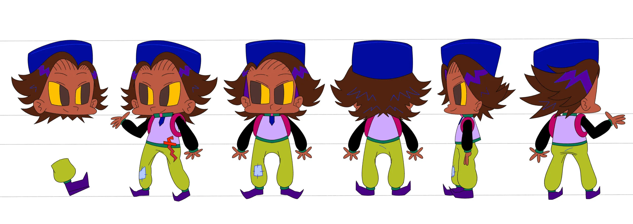 Belalang Turnaround With Full Color