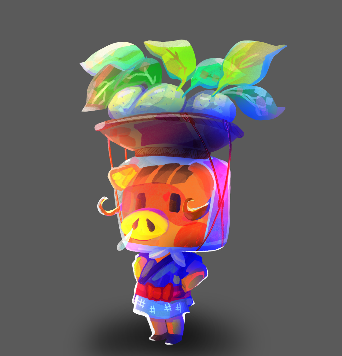 Fanart of Daisy Mae from Animal Crossing