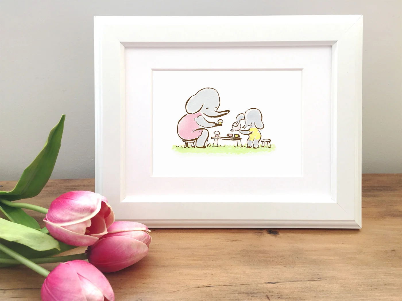 Tea Party Print - one for you and one for me