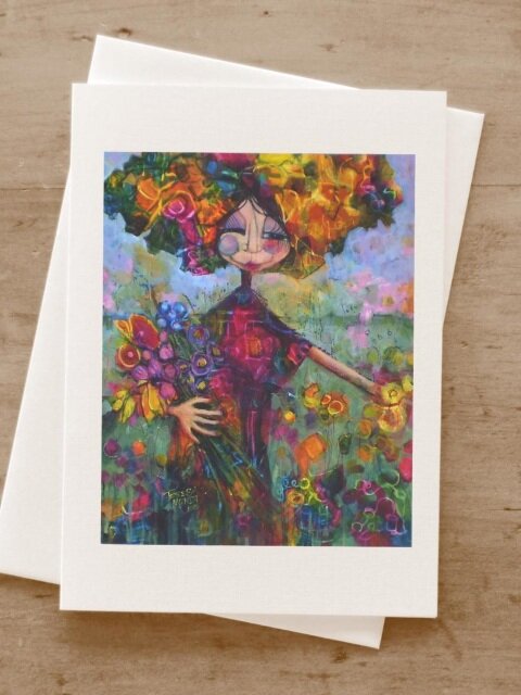 Greeting Card The Flower Gatherer.jpeg