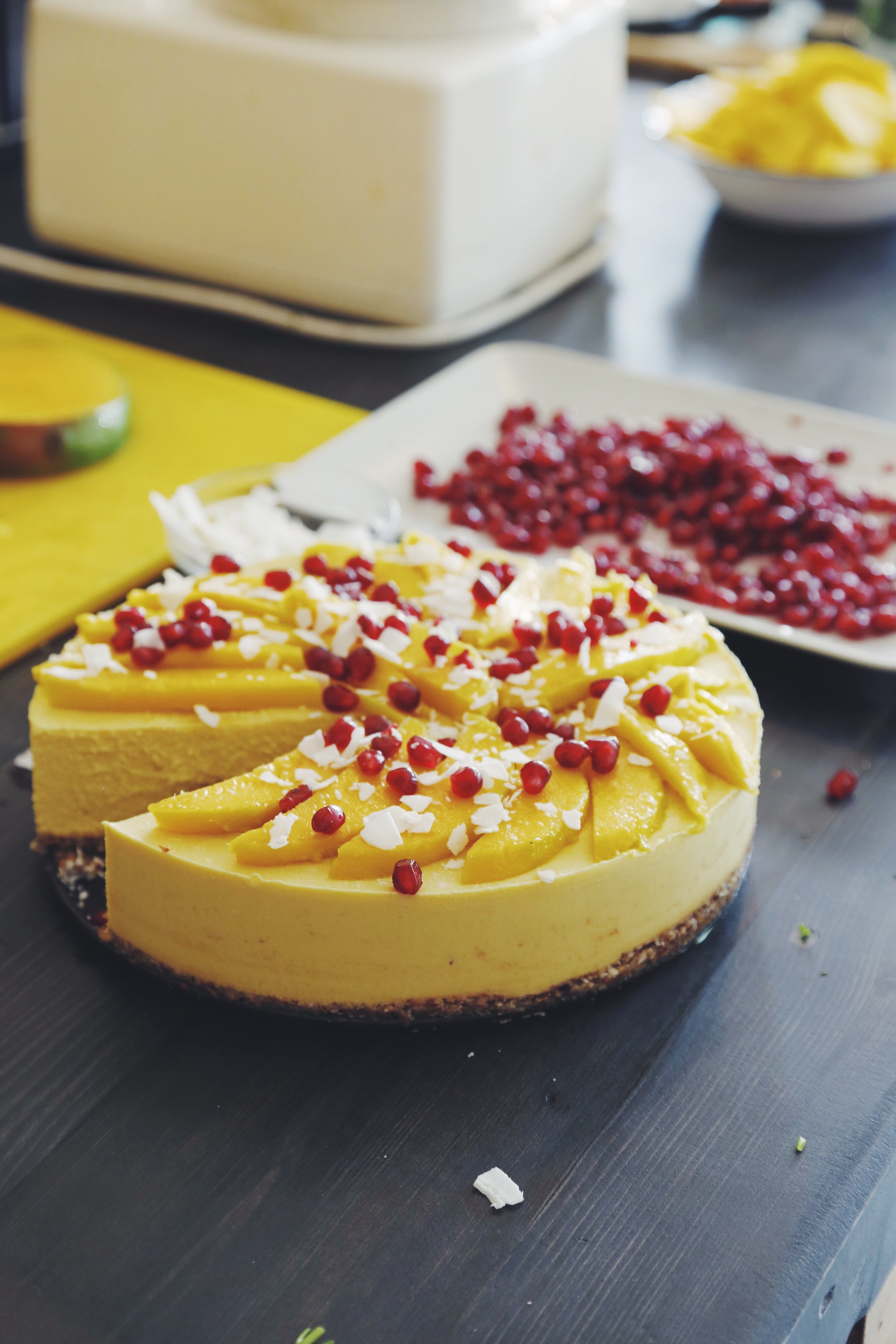 RAW MANGO CHEESECAKE — BainMarie Healthy Food, Recipes and Lifestyle