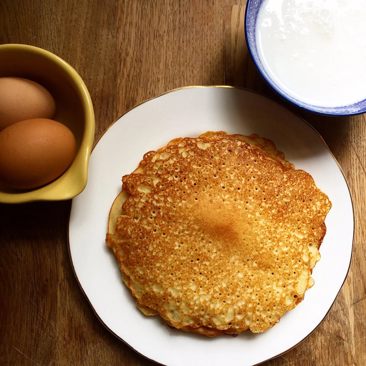 Kefir & Honey Pancakes