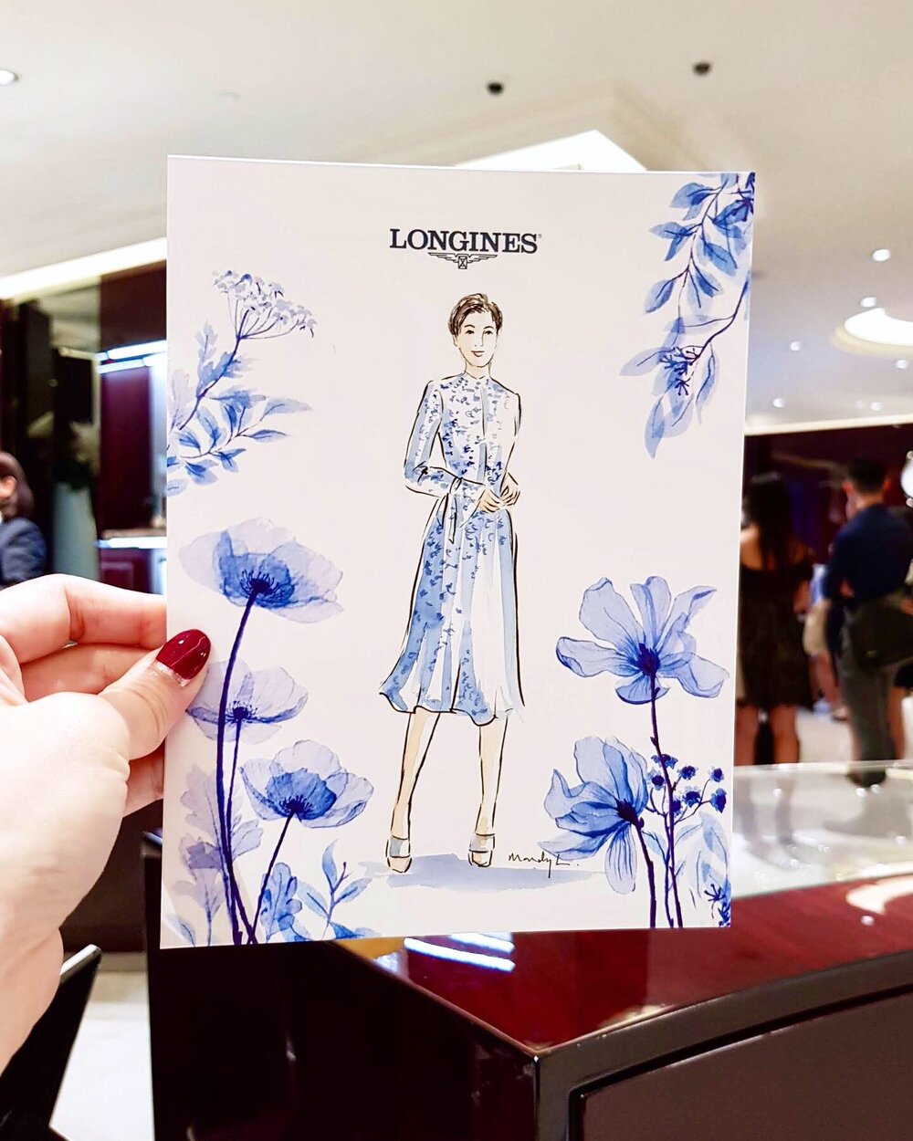 Live Illustration at Loro Piana Made to Order Shoe Launch Event