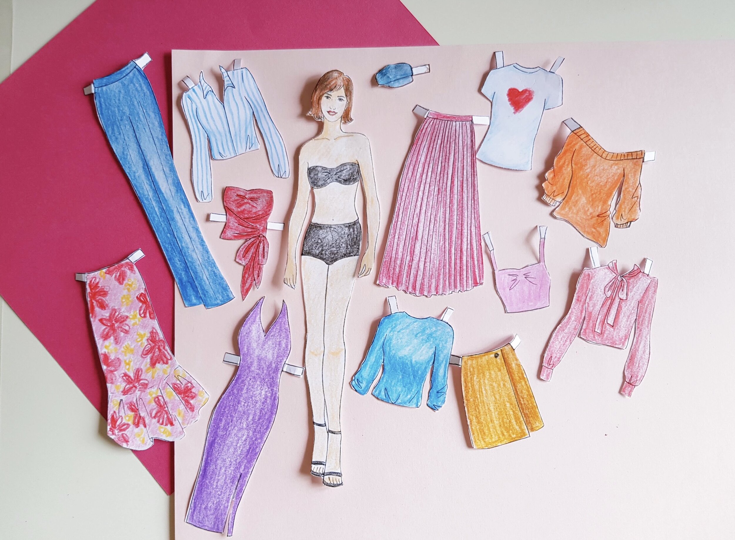 Stay Home and Make a Paper Doll — Draw A Story