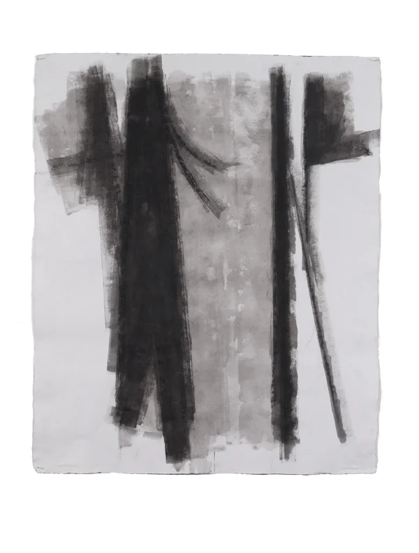 Tekening Sous-bois, 2009 - h. 94 x b. 77 cm