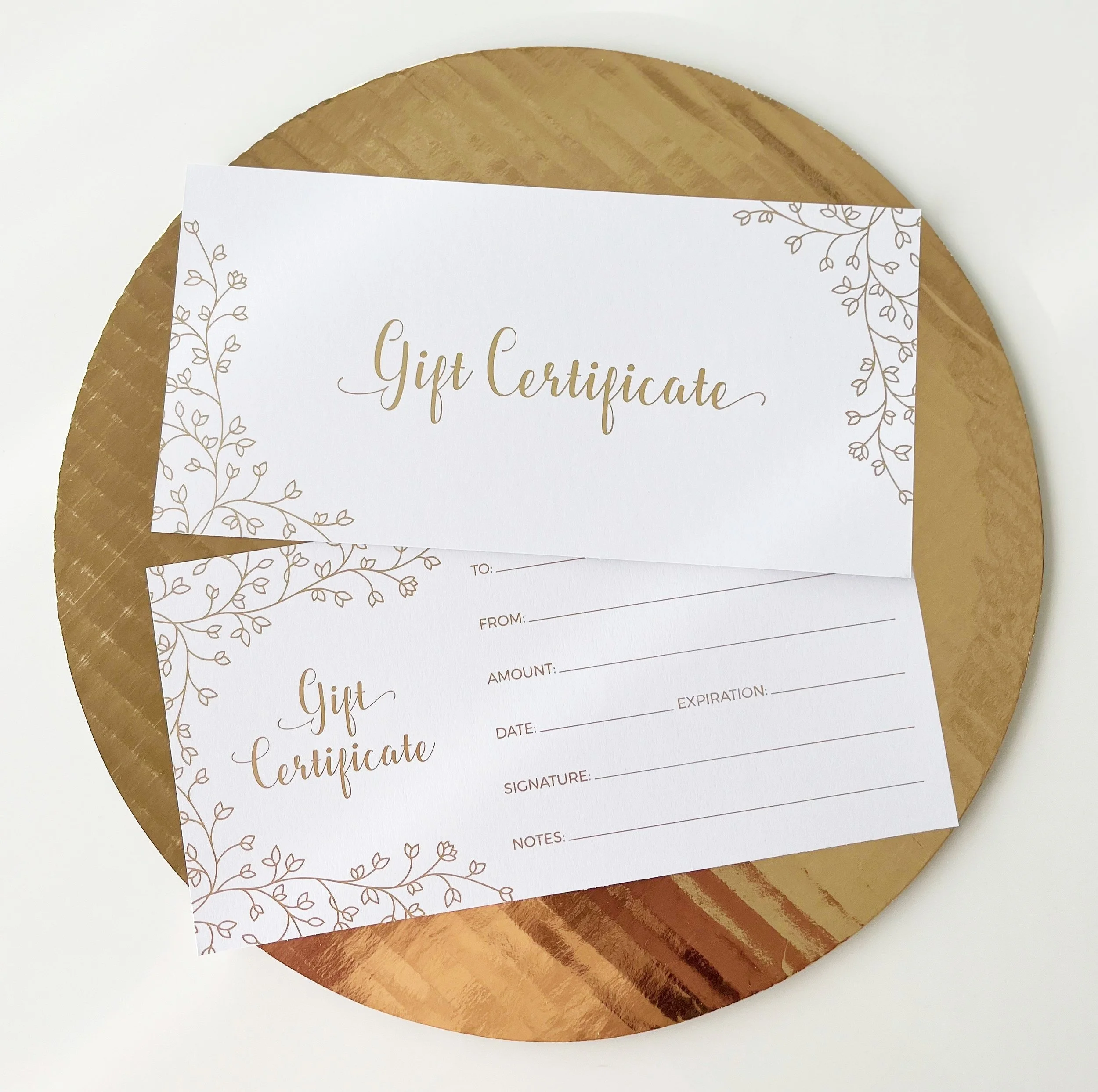 Gift Certificate