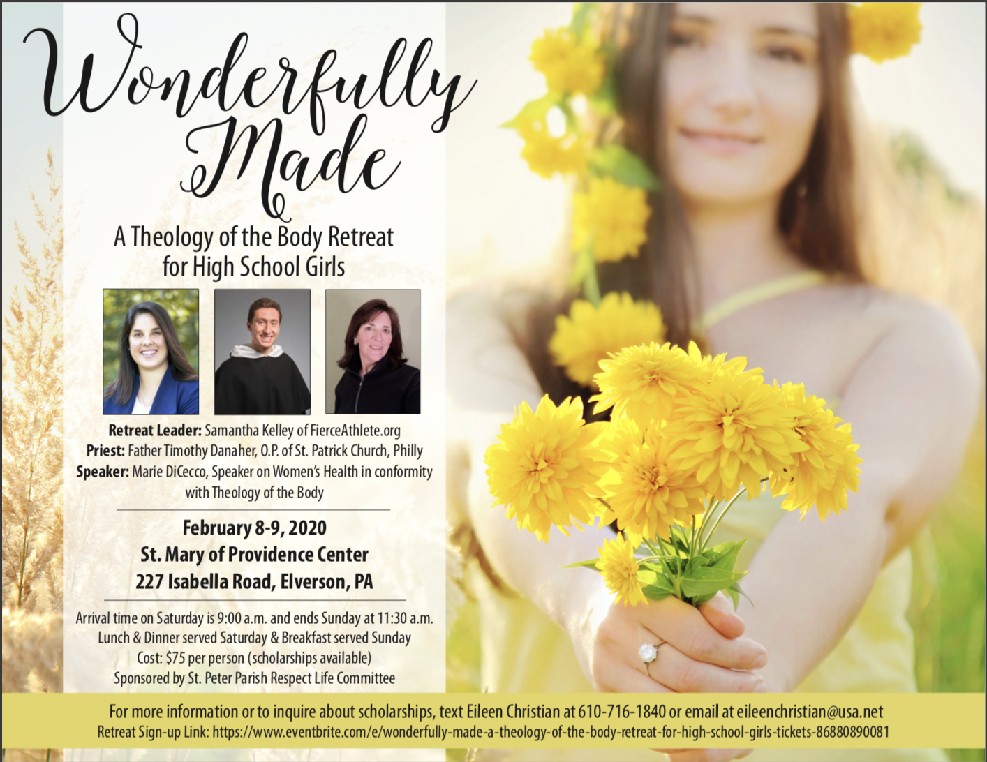 Wonderfully Made: A Theology of the Body Retreat for High School Girls