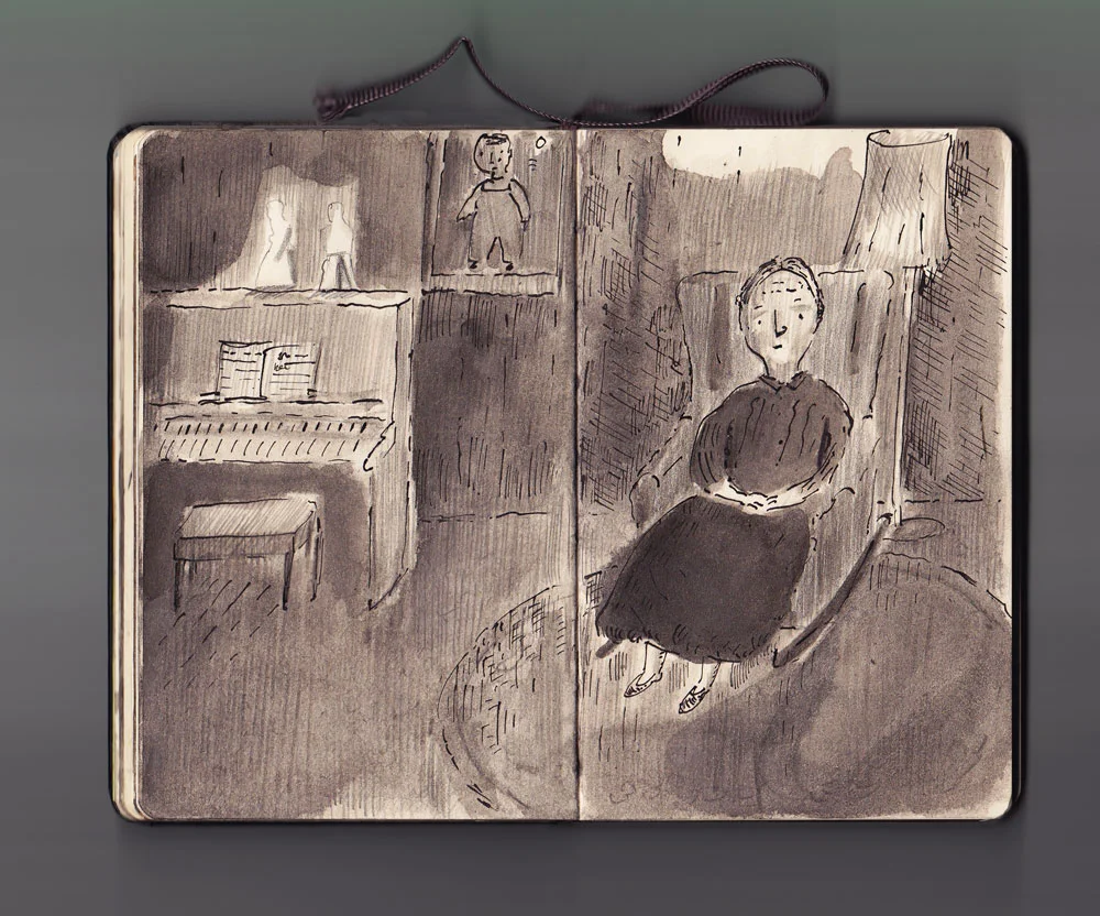 Parlour Drawings, Granny Priestley