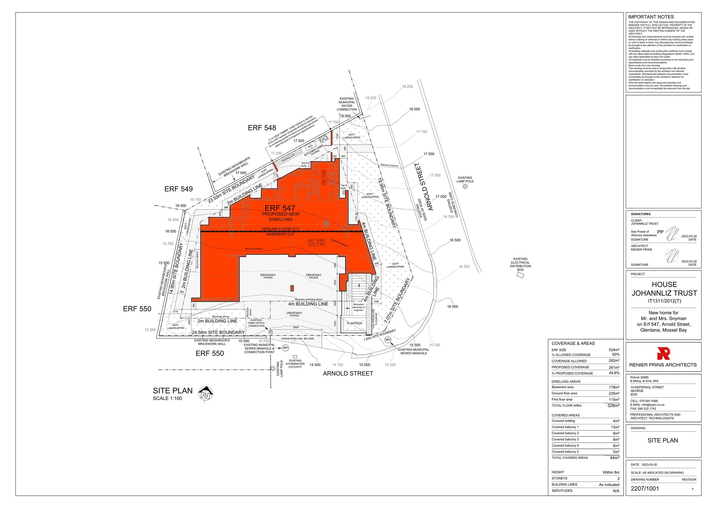 01 Site Plan House Snyman showing the grand design of this contemporary mansion in Pienaarstrand.jpg