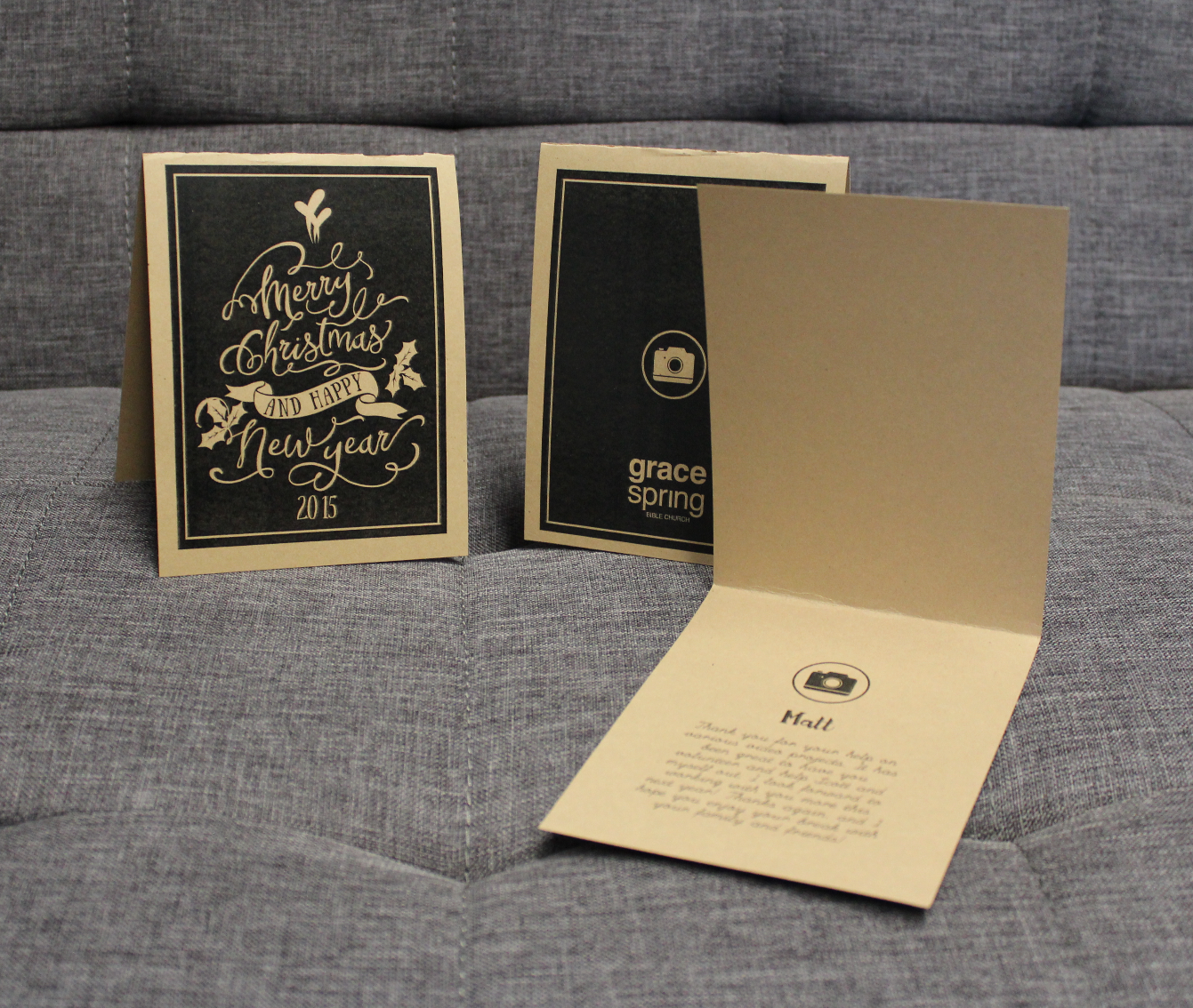 Christmas Thank You Card