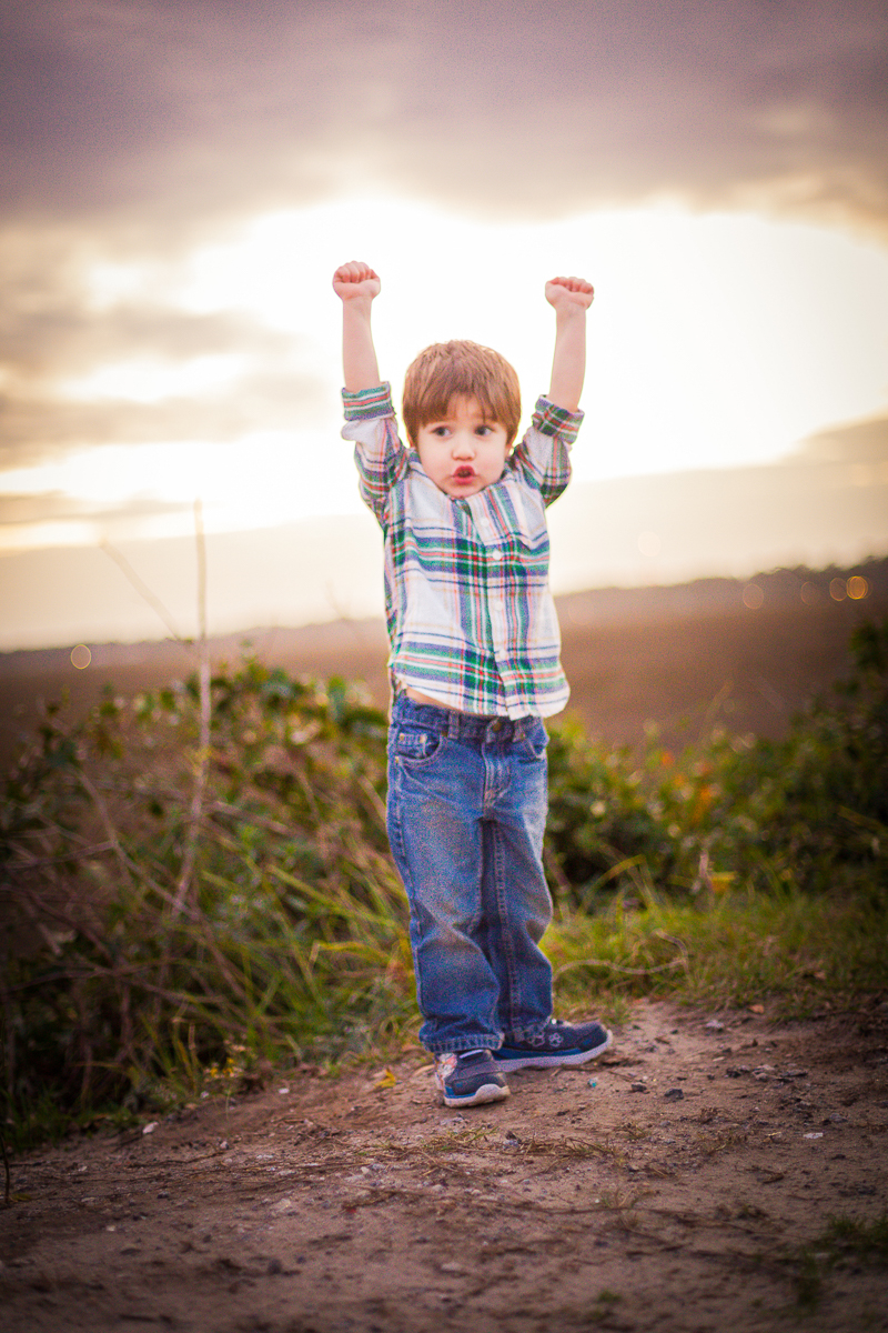 happy boy / outdoors / savannah ga