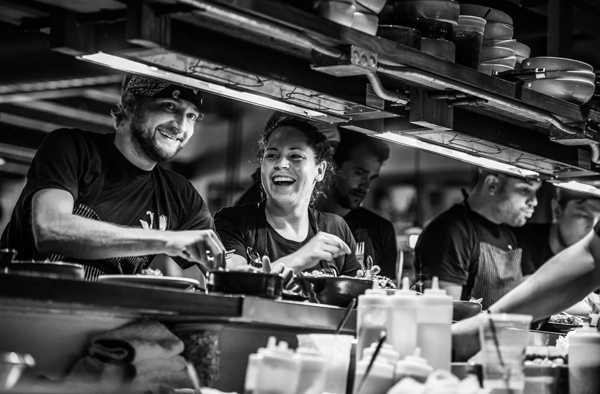 CHEF STEPHANIE IZARD & HER TEAM