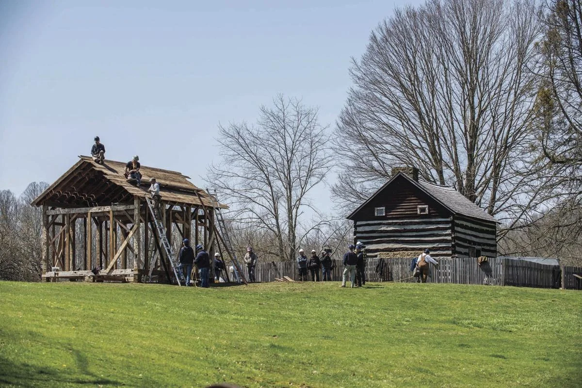 Barnwood Builders and WVU volunteers create heritage center at WVU Jackson’s Mill