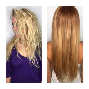 Platinum &amp; Curly to Natural Blond 
