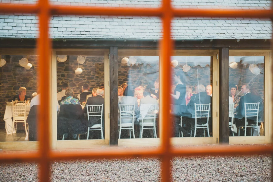Peeking at Cart Shed from the Laich Hall (C. Mack Photography)