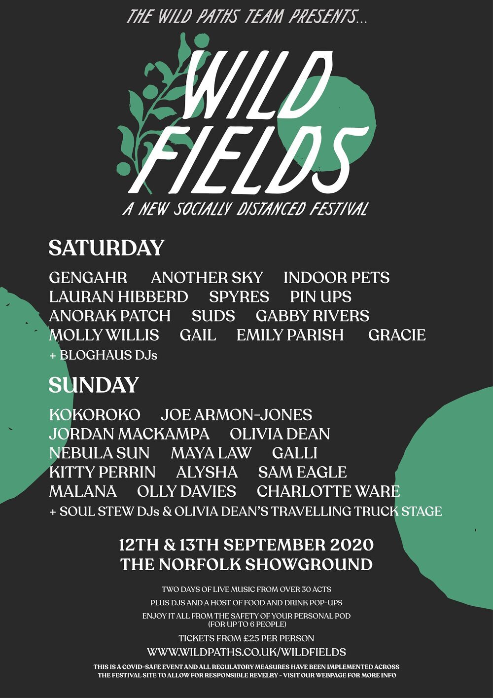 Jordan Mackampa announced to play Wild Paths