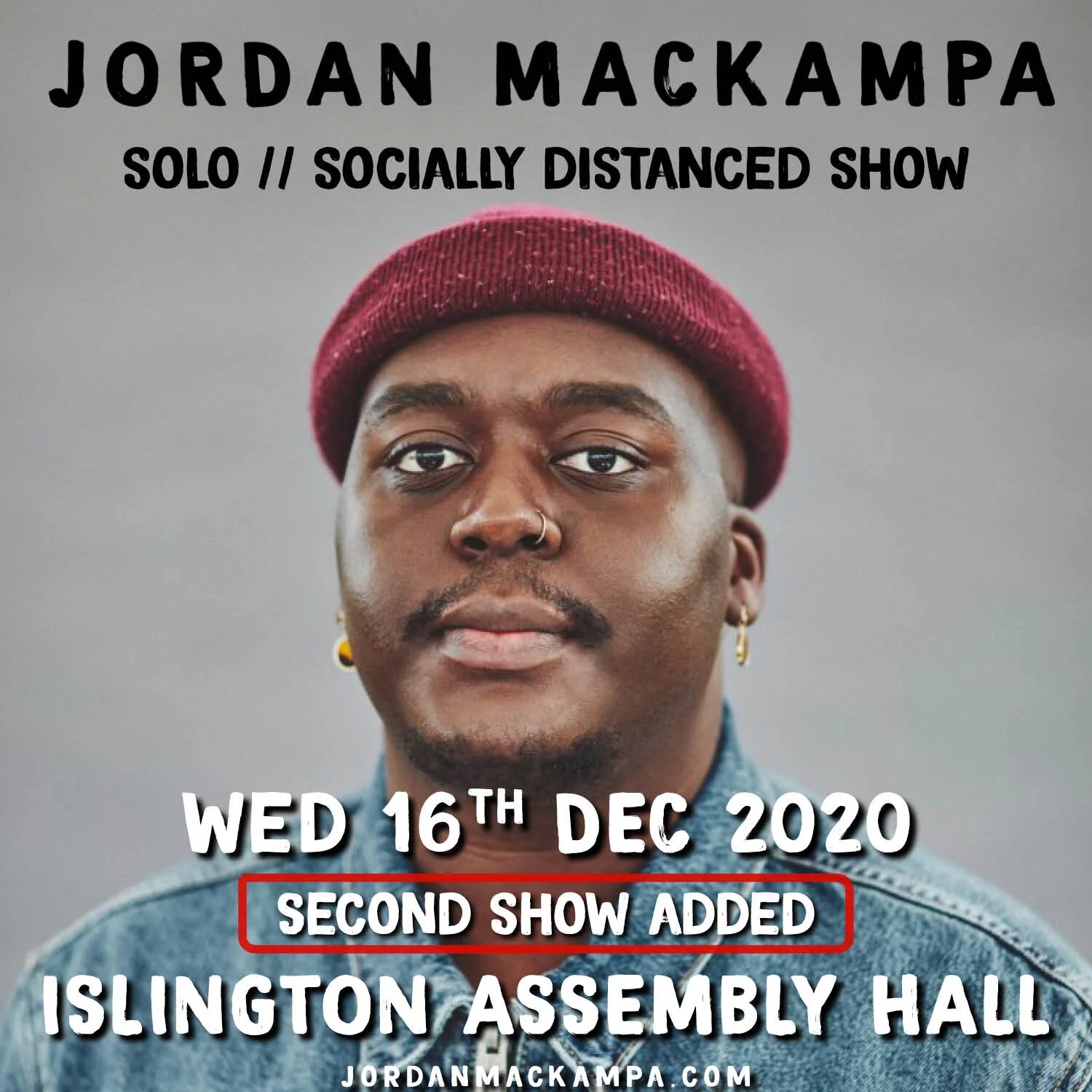 Second show at Islington Assembly Hall added.