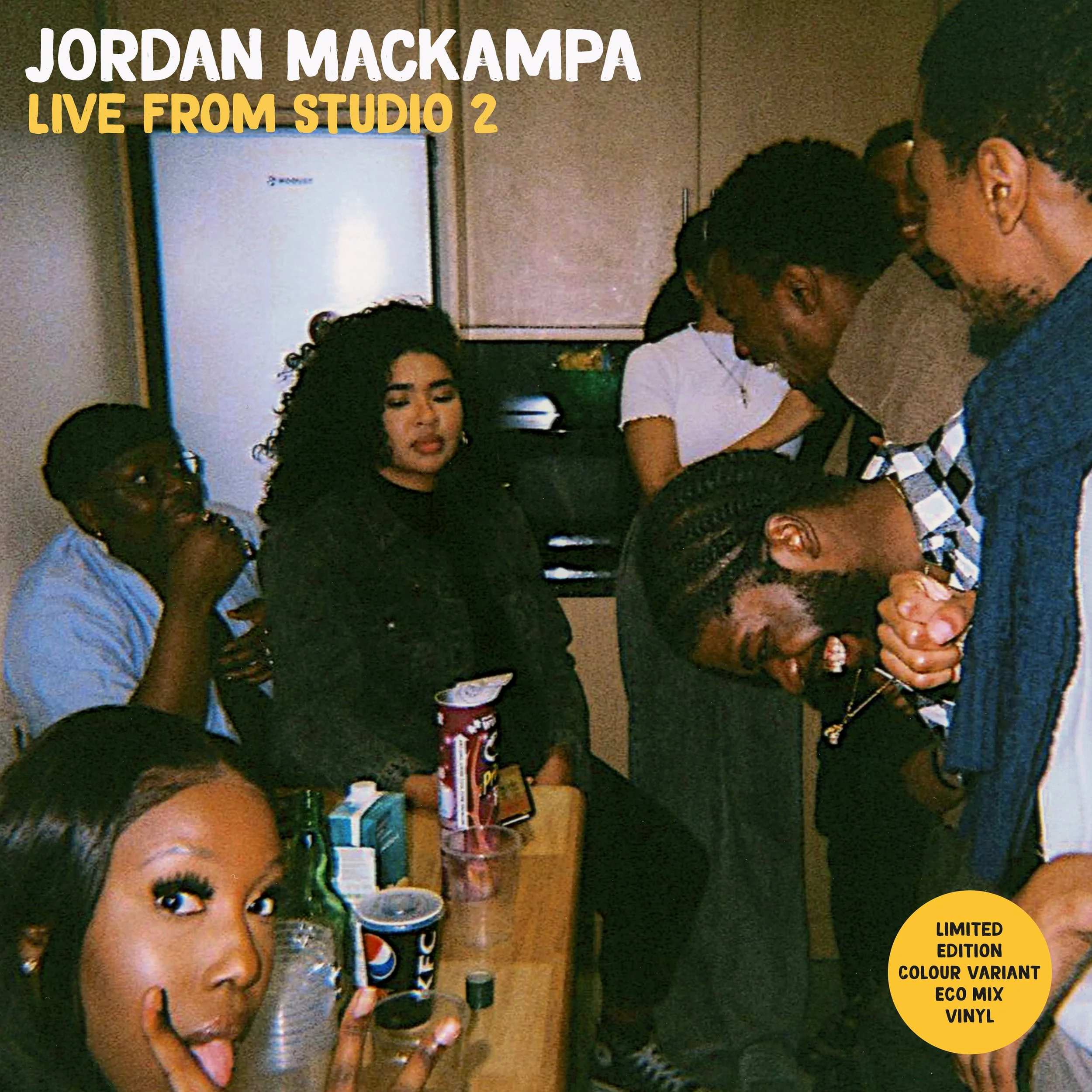 Jordan Mackampa announces Limited Edition "Live from Studio 2" vinyl.