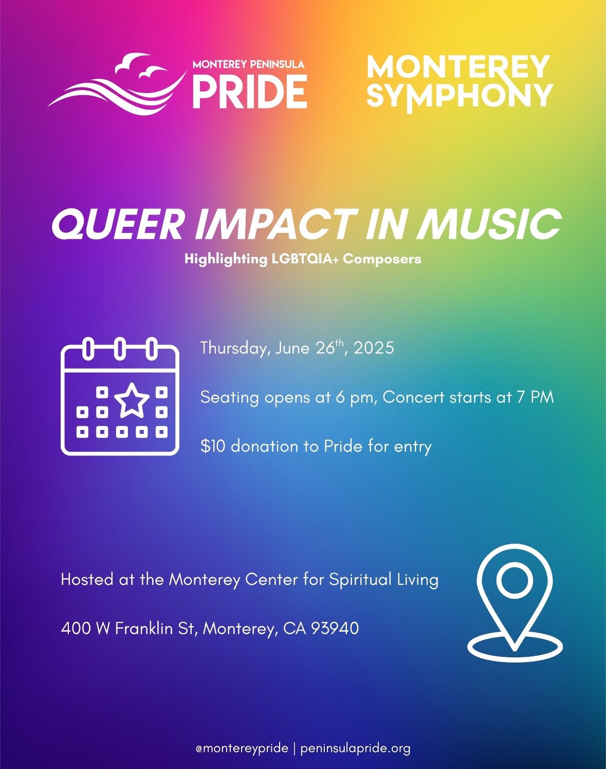 Monterey Symphony "Queer Impact In Music" Concert