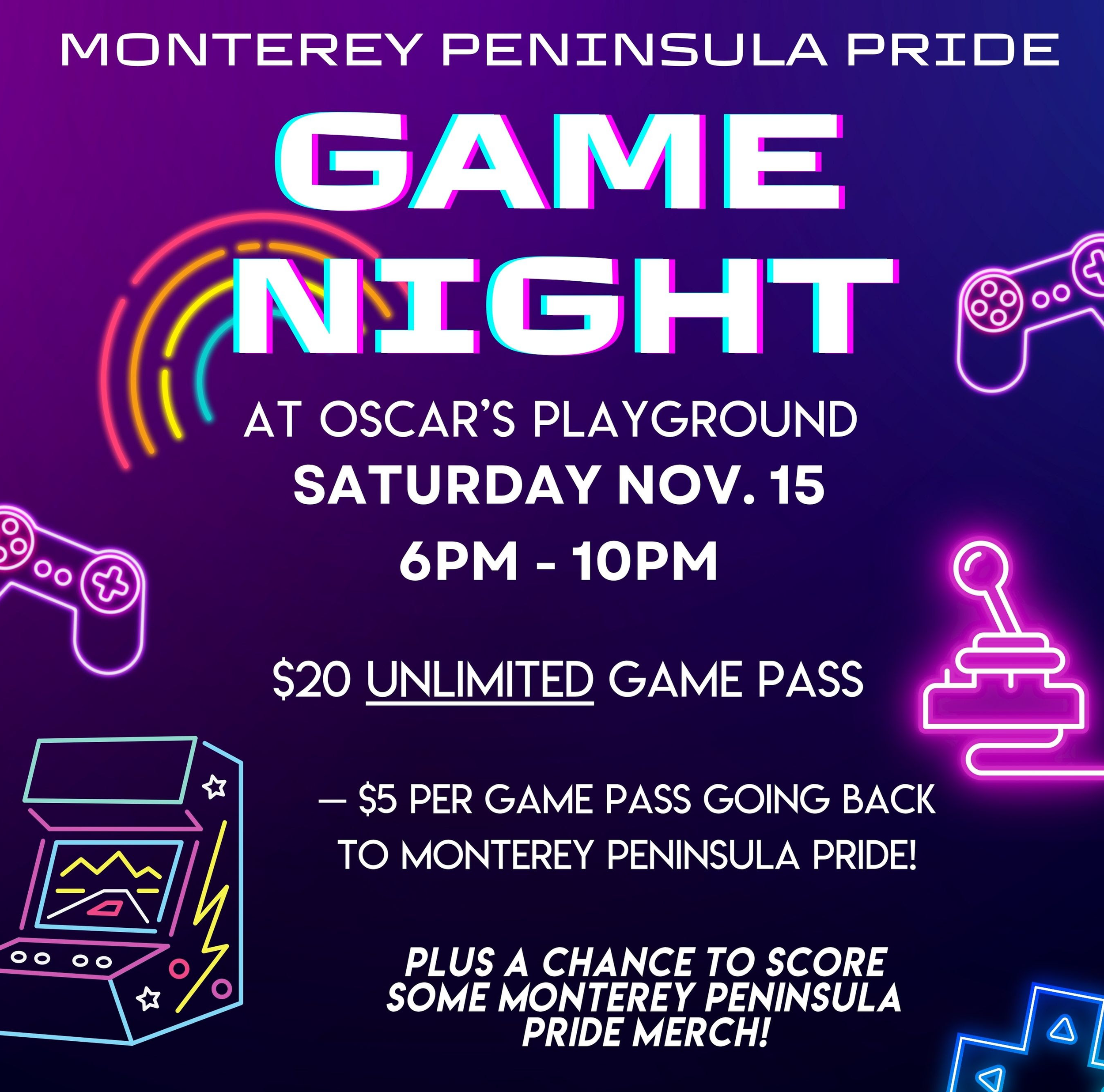 Game Night @ Oscar's Playground