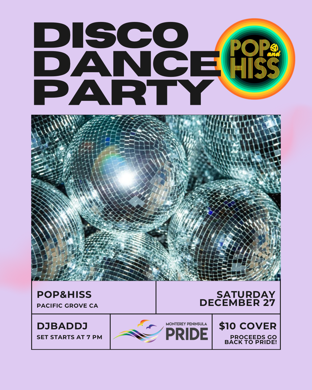 Disco Dance Part @ Pop & Hiss