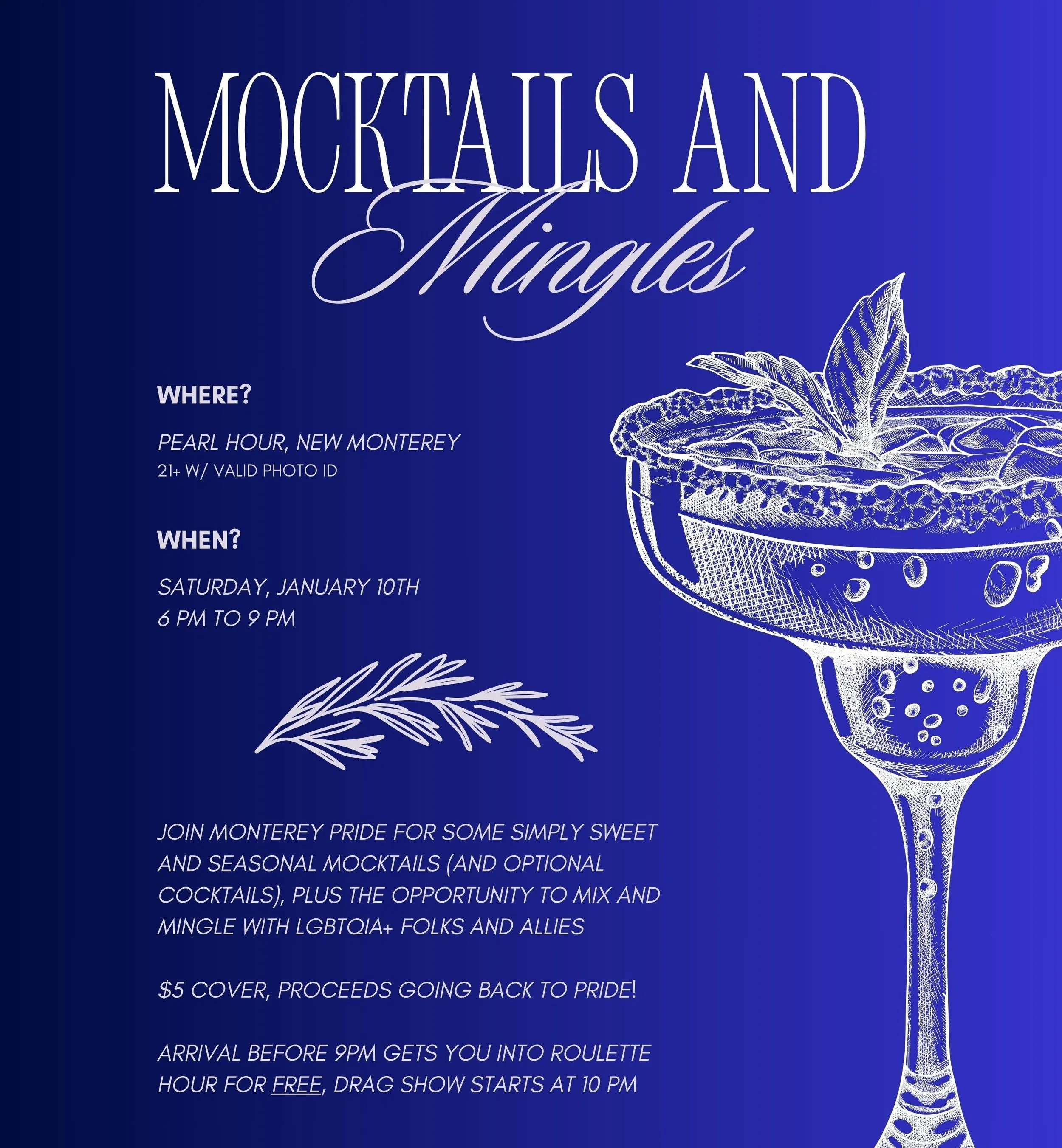 Mocktails and Mingles @ Pearl Hour