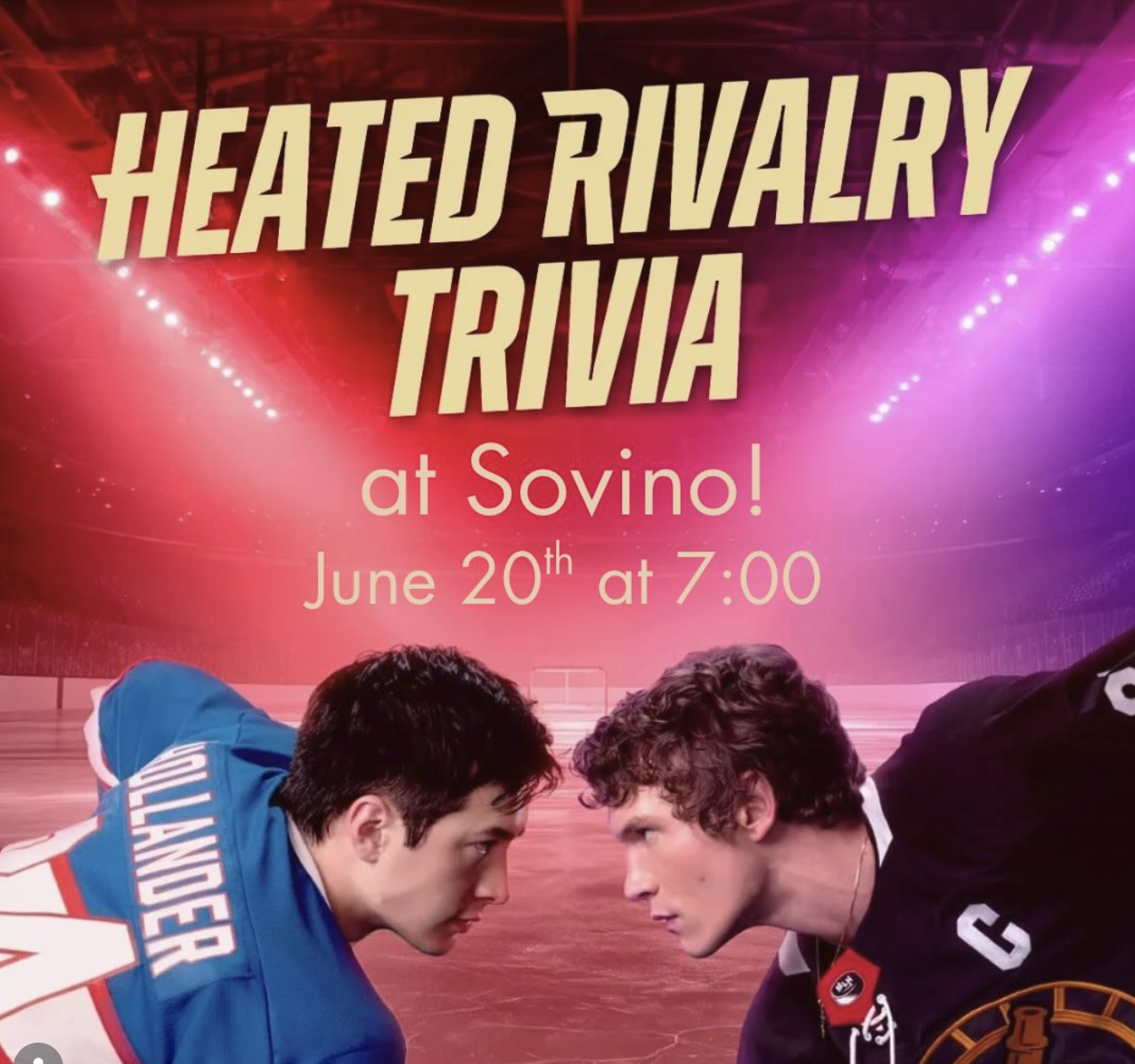 Heated Rivalry Trivia @ Sovino Wine Bar