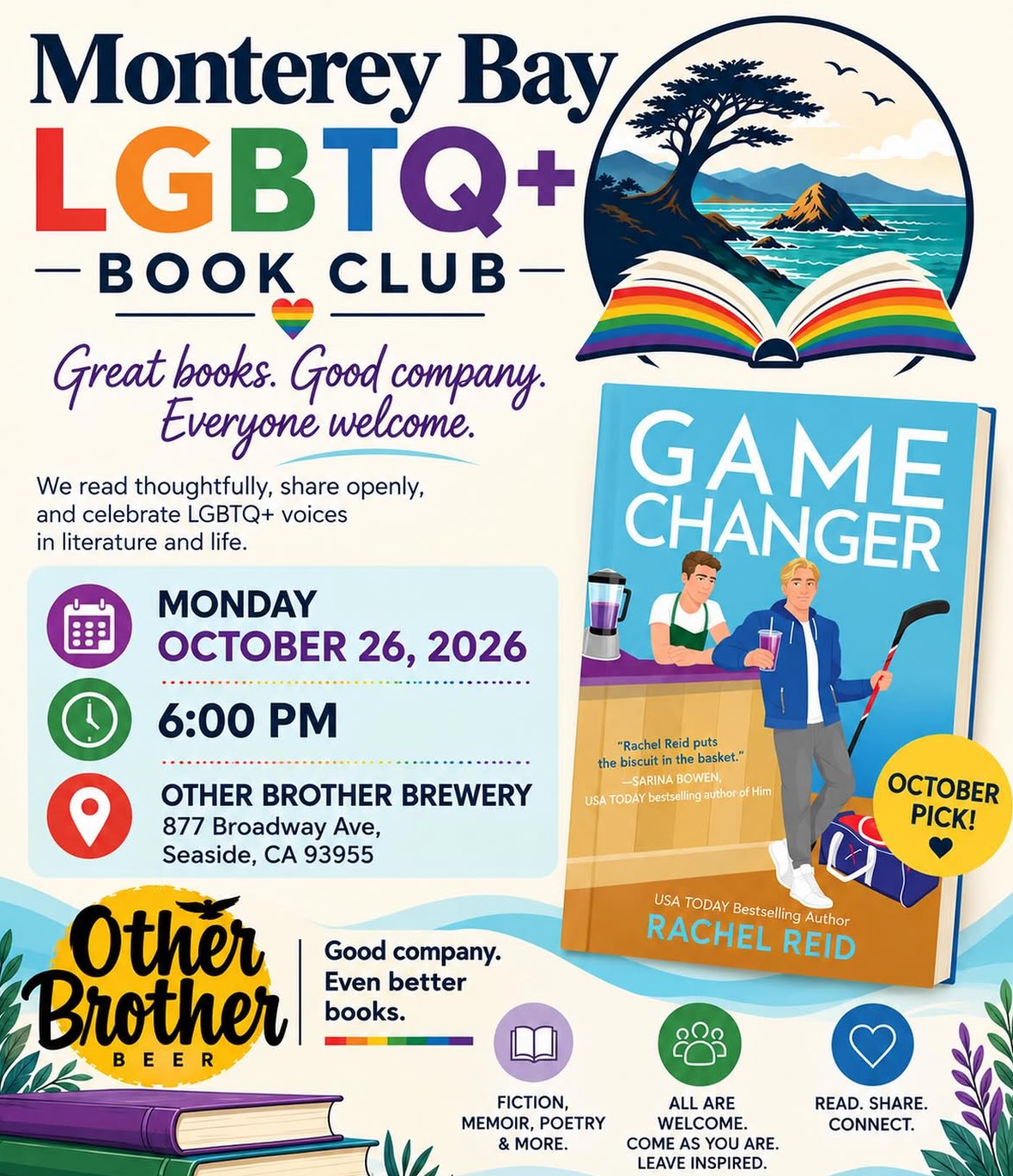 Monterey Bay LGBTQ Book Club