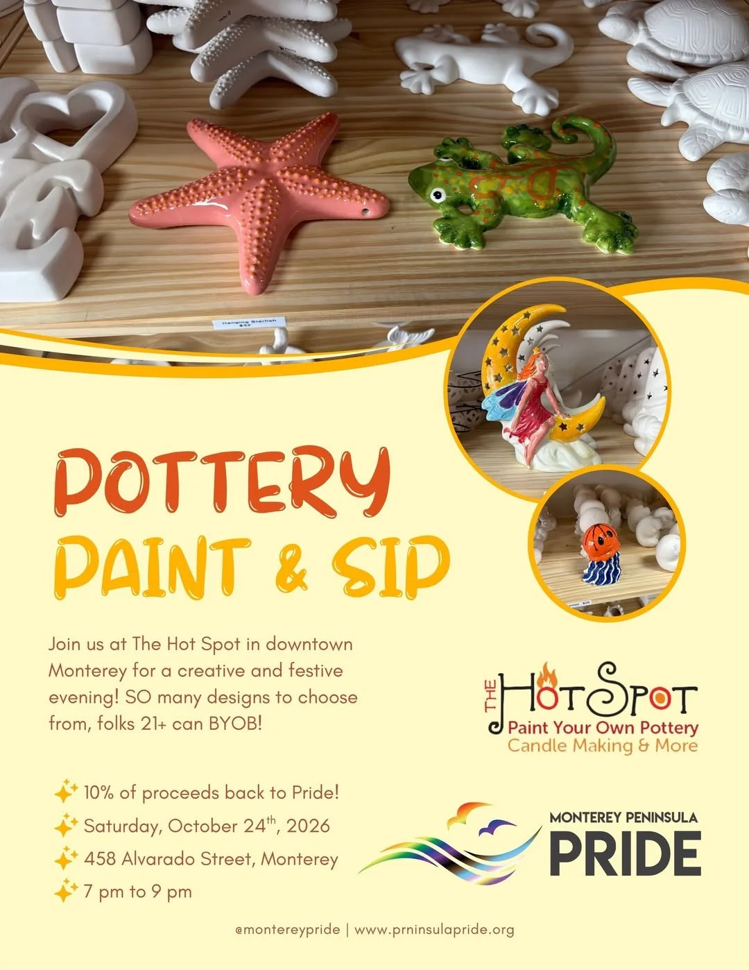 Pottery Paint and Sip