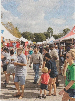Folks come from far and wide to sample this tasty event – photo courtesy of Southern Living