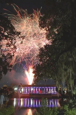 Music and fireworks at City Park
