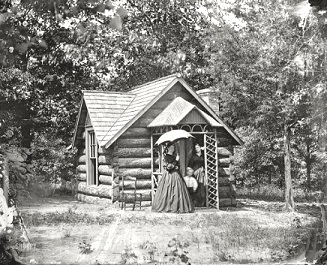A fabric umbrella called “a parasol” was used for protection from the sun