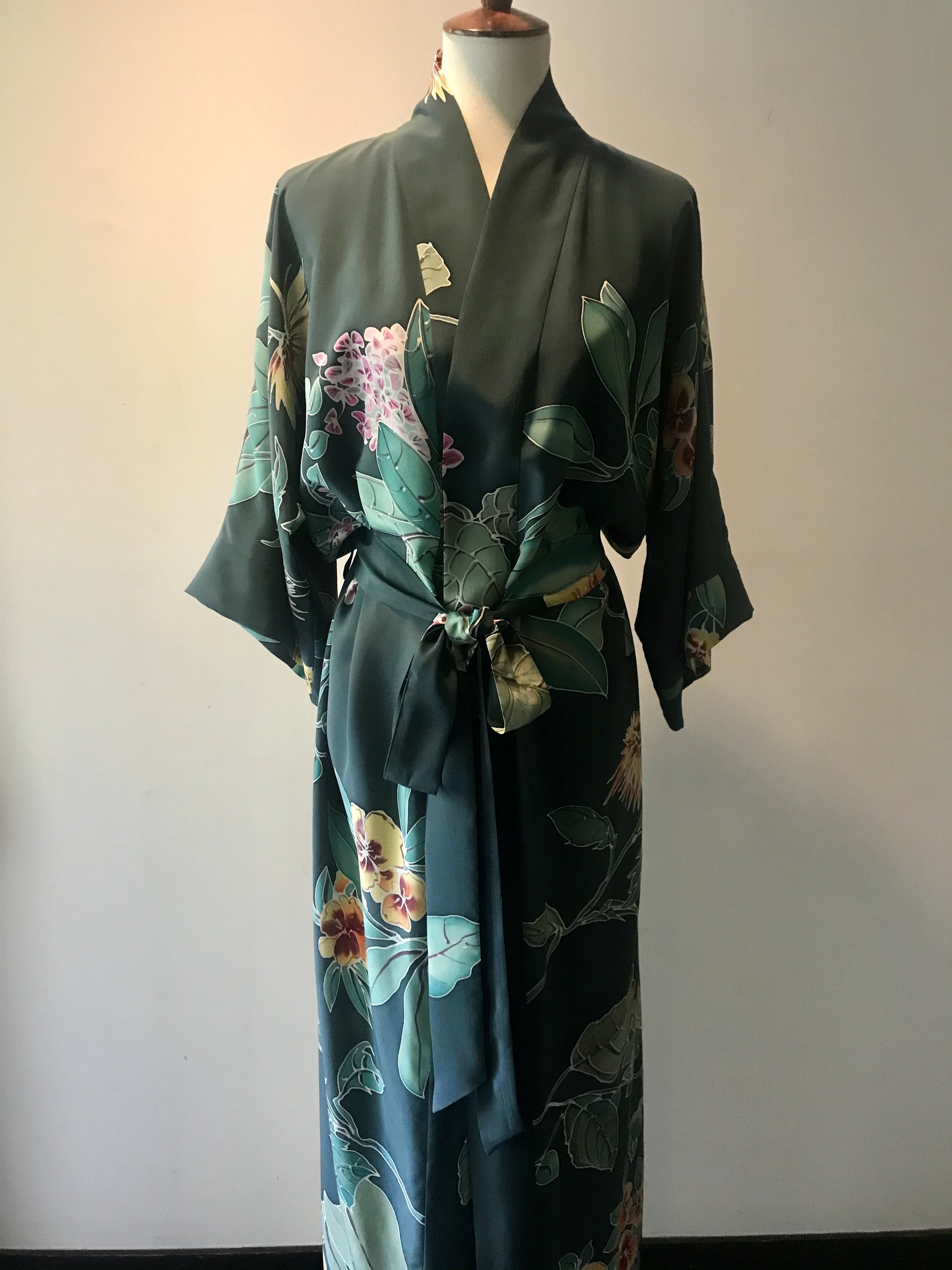 Hydrangea Floral Kimono