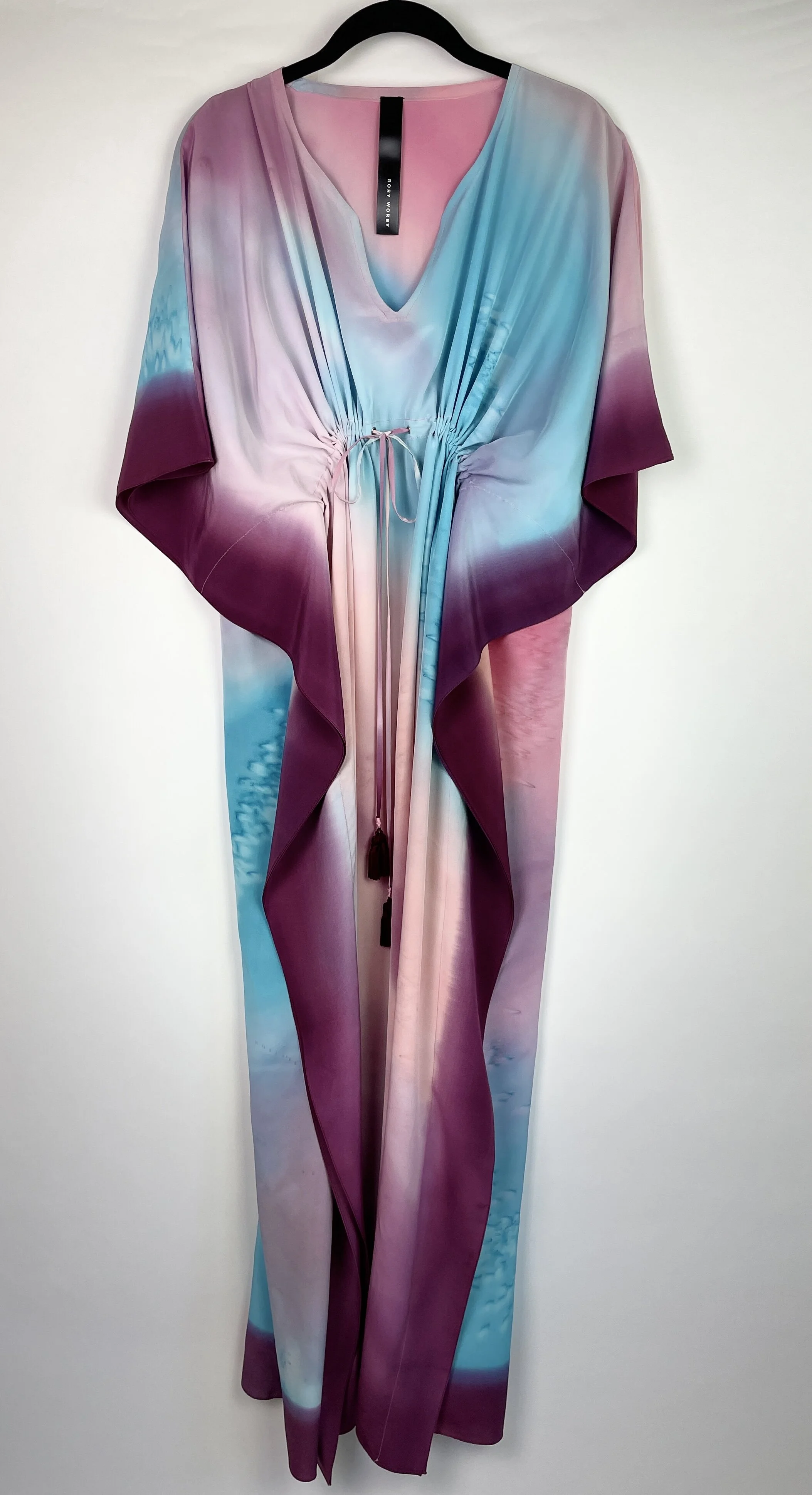 Sea Salt Border Maxi Caftan