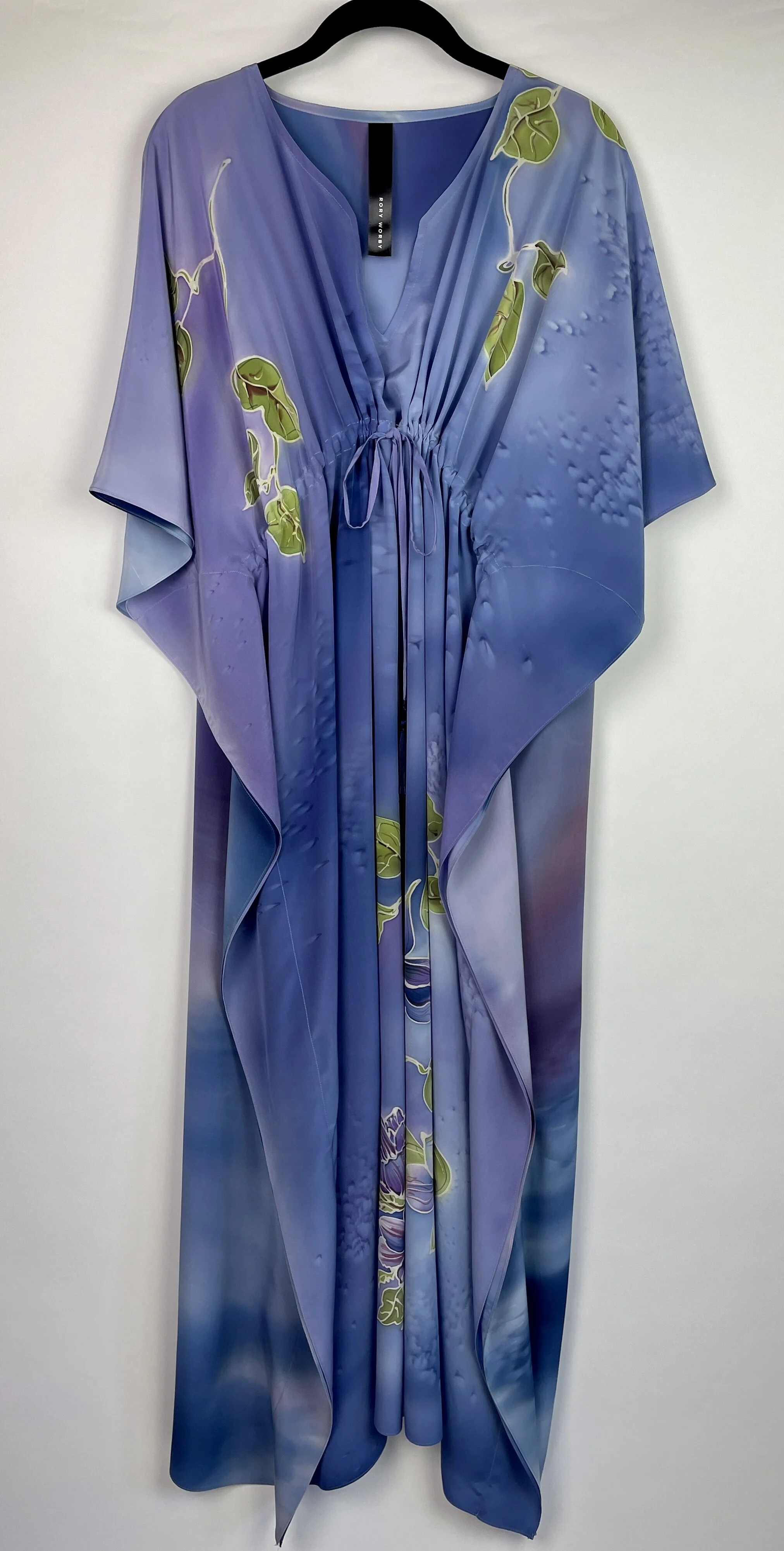 Violet Sea Salt Floral Maxi Caftan