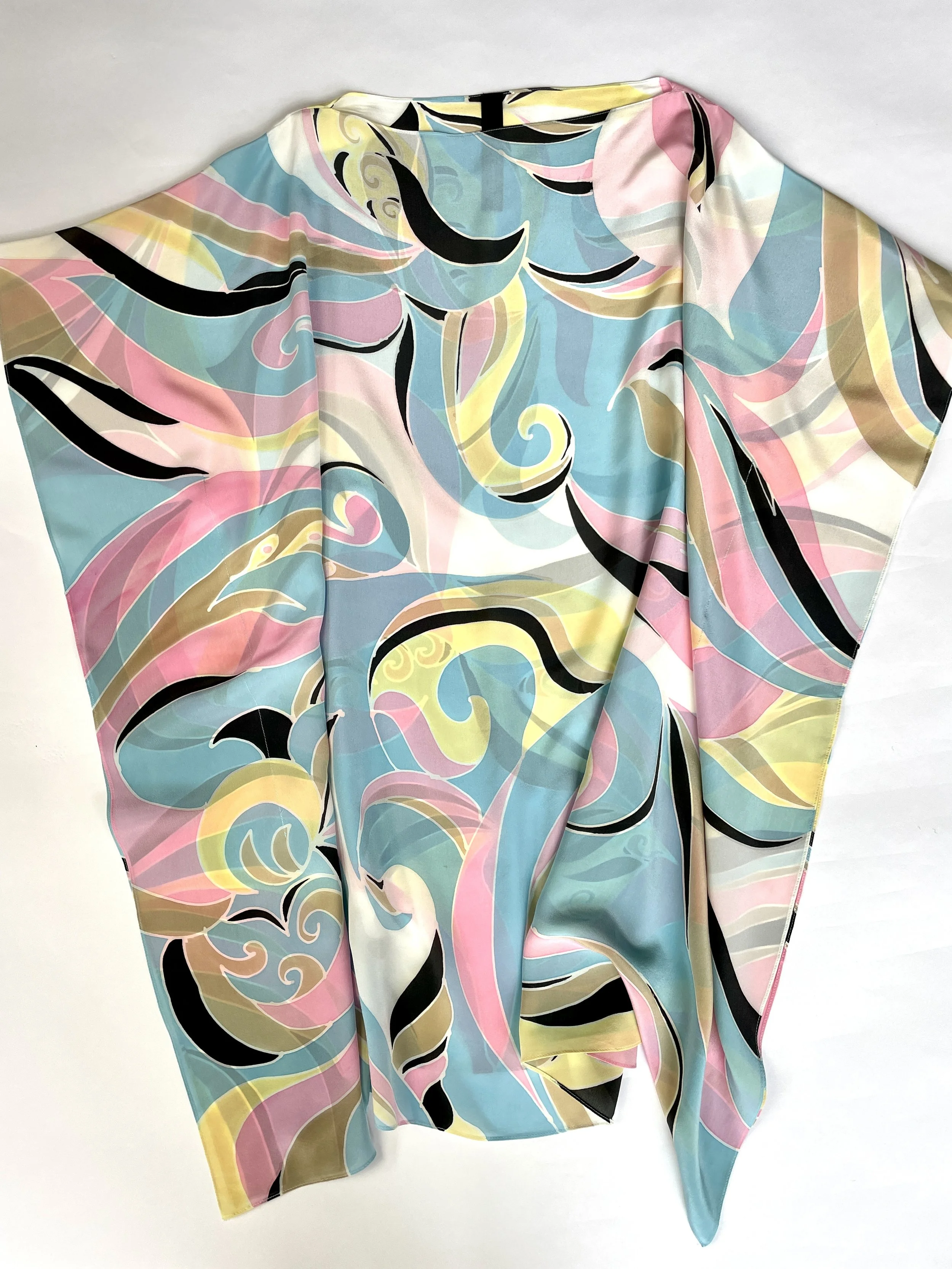 Pop Paisley Short Caftan