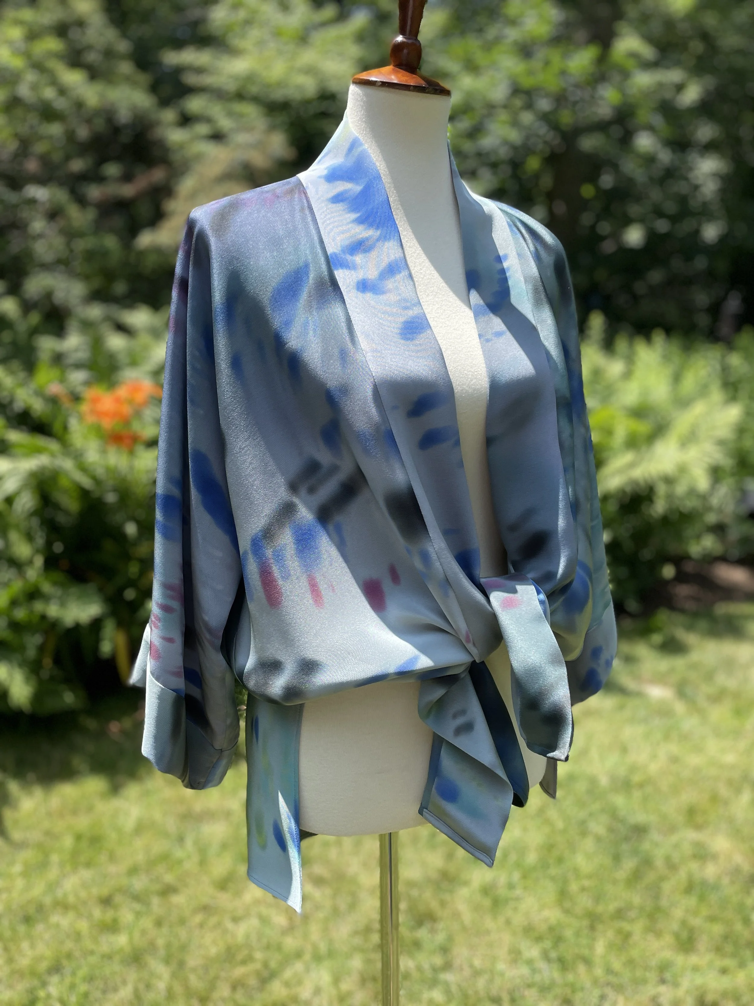 Watercolor Cropped Kimono