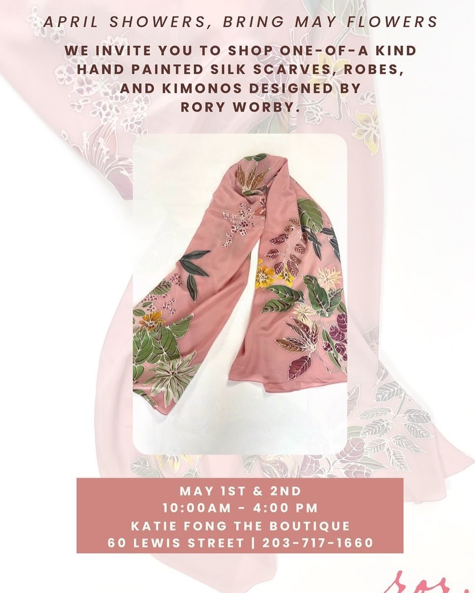 Starting tomorrow join me @katiefongcollection in Greenwich for a spring Pop Up🌸 Just in time for Mother&rsquo;s Day!