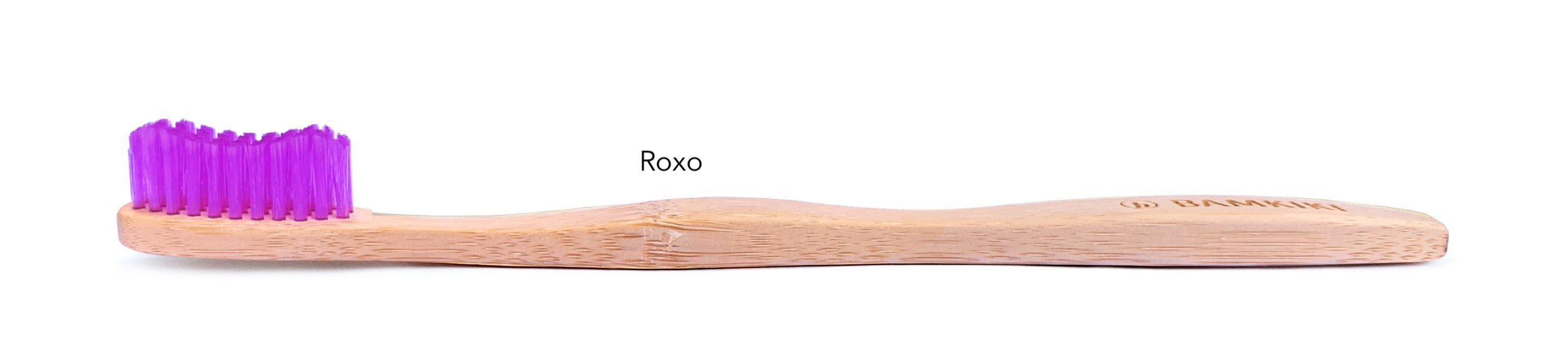 Bamkiki adult size biodegradable eco riendly bamboo toothbrush Roxo horizontal layout resize.jpg