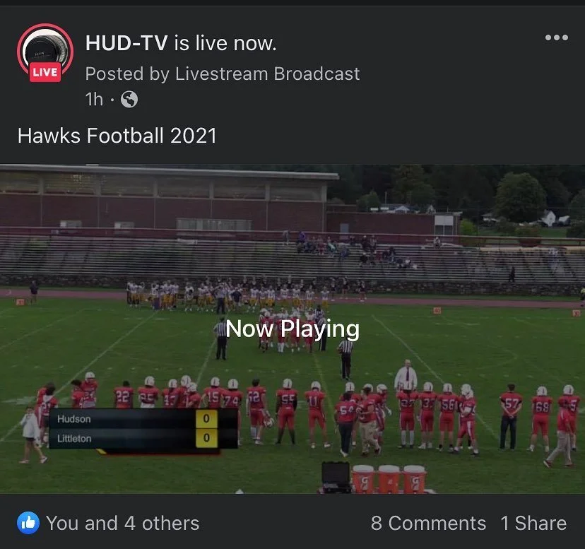 Don’t forget that you can watch HHS Football LIVE! 🎥🏈 @hhshawksad @thehhsredsea