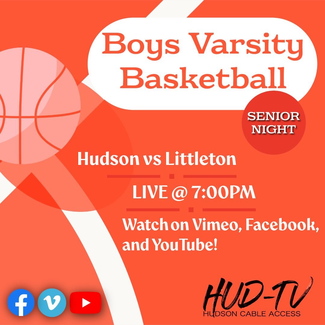 Watch LIVE at 7:00pm! Go Hawks! 🏀